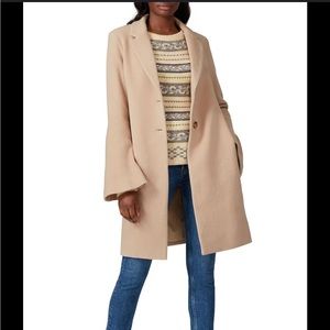 Derek Lam Camel Wool Bell Sleeve Coat Women’s Size 6